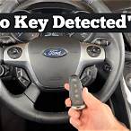 2015 ford escape backup key slot